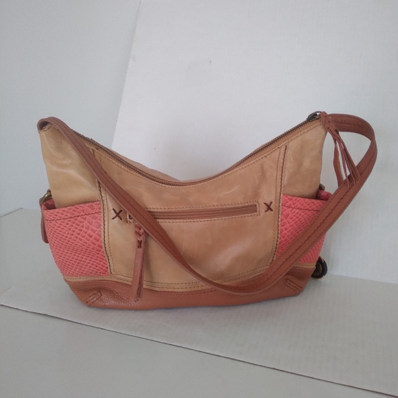 The Sak tan full grain leather hobo purse - Picture 4 of 9